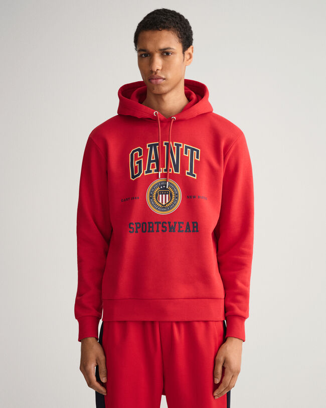 Crest Shield hoodie van sweatstof
