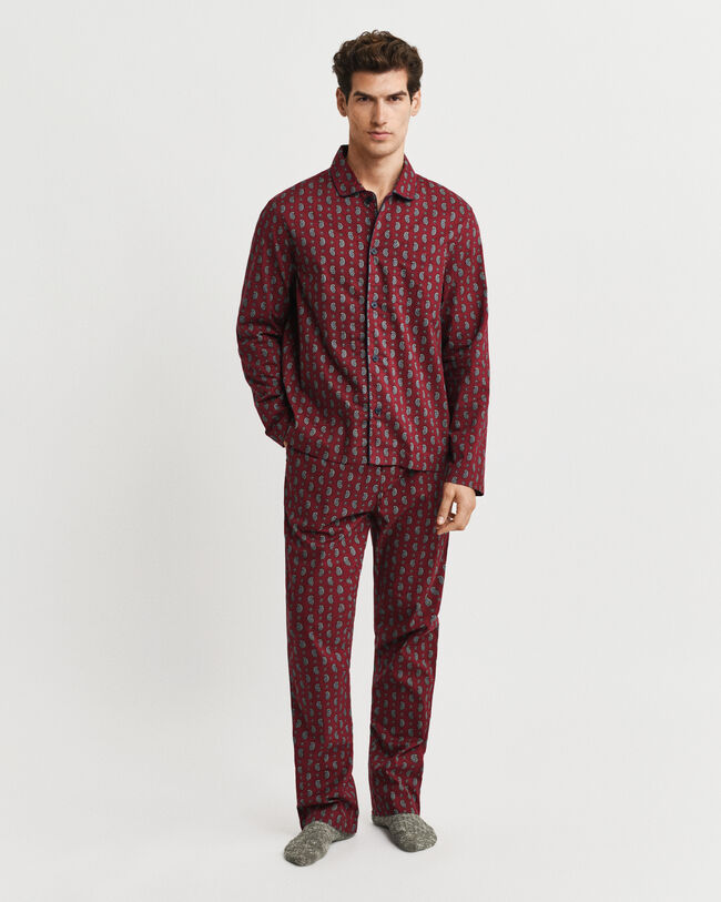 Cadeauset met pyjama met paisleyprint