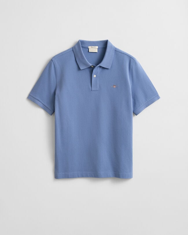 Regular Fit Shield piqué poloshirt