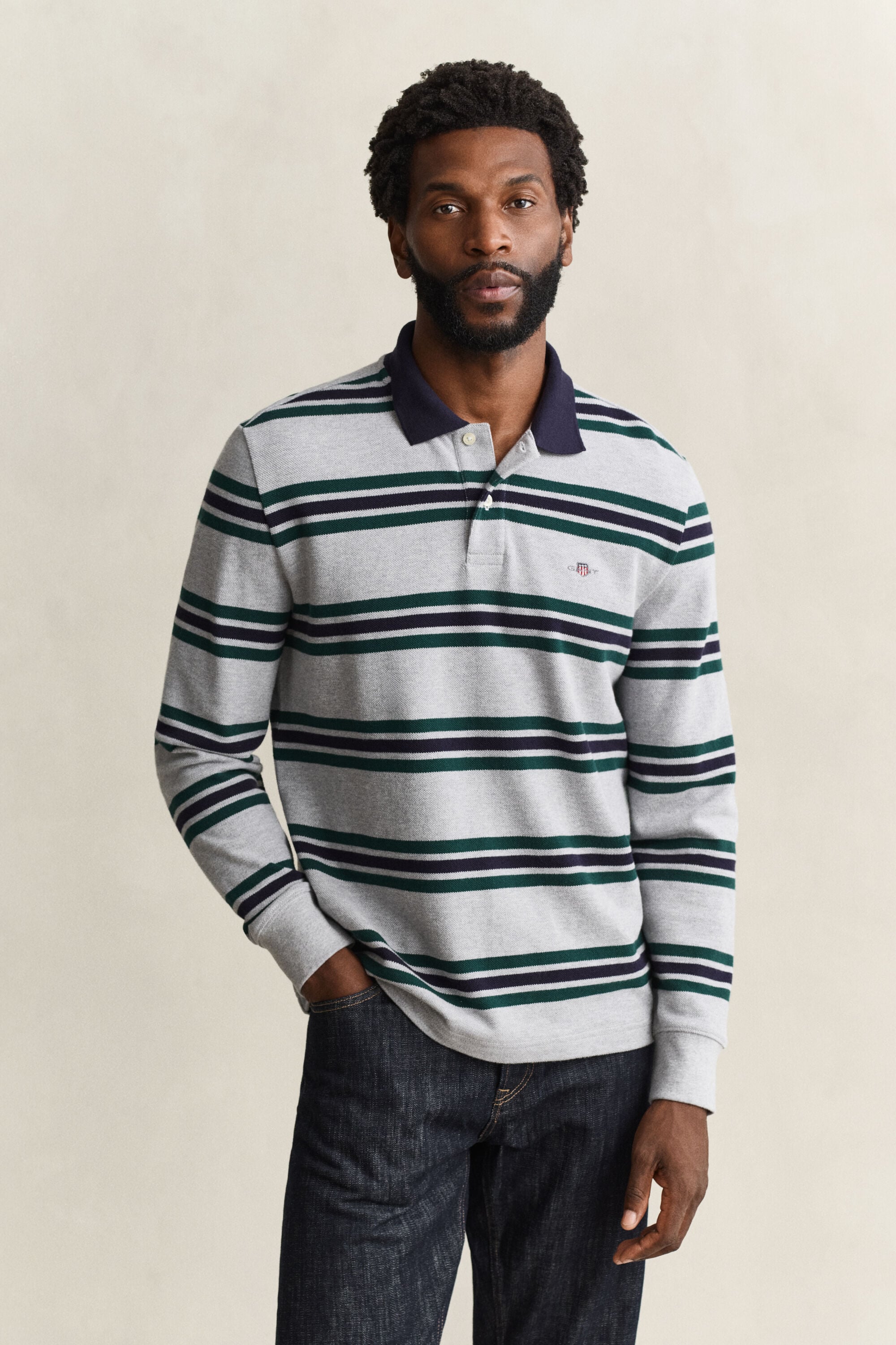 Gestreept poloshirt