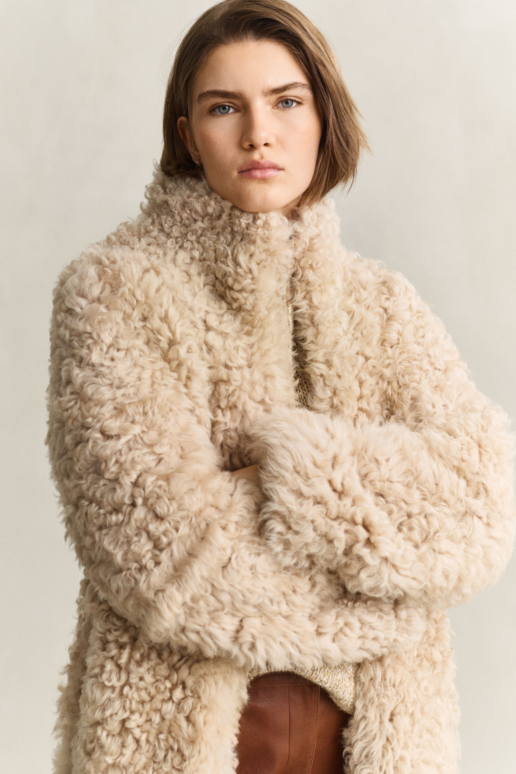 Shearling jas