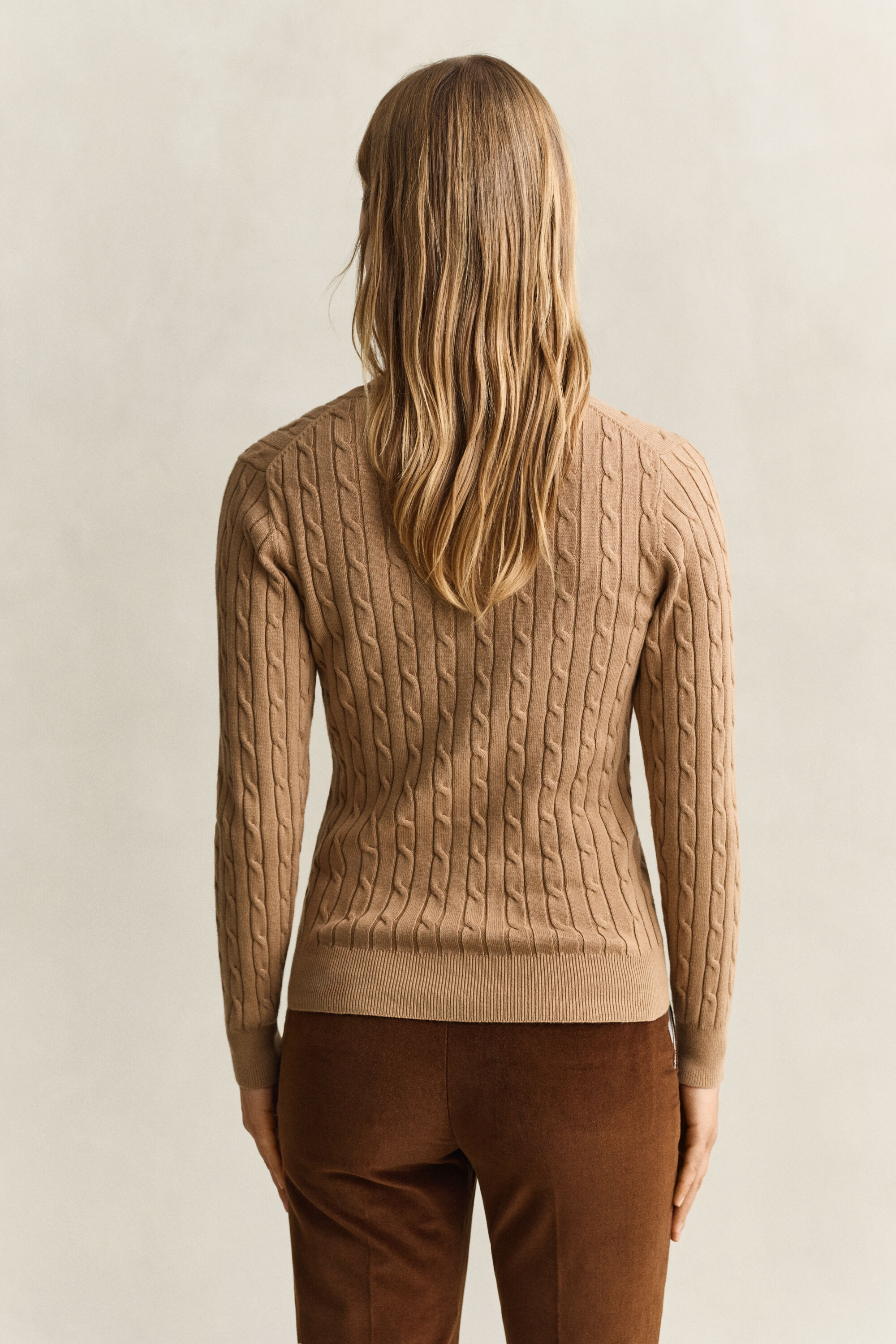 Kabelgebreid vest