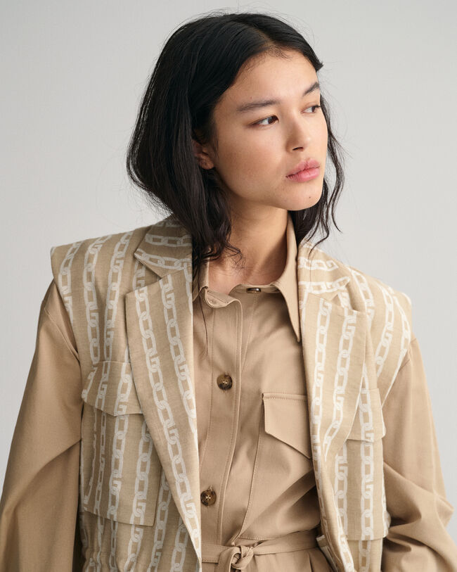 Chain Jacquard gilet