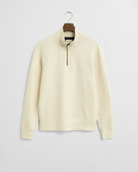 Sacker Rib sweatshirt met korte rits