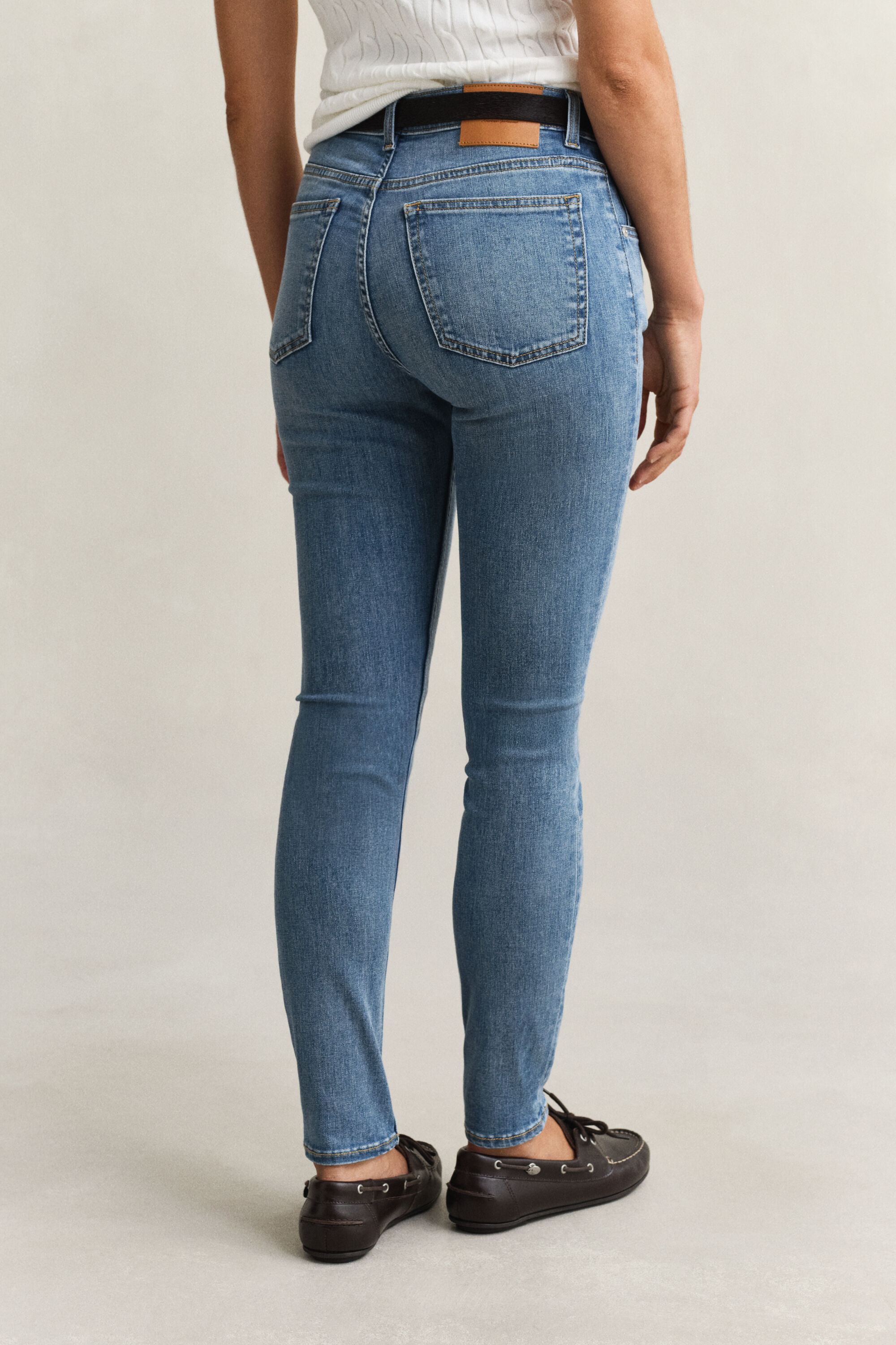 Skinny jeans met stretch