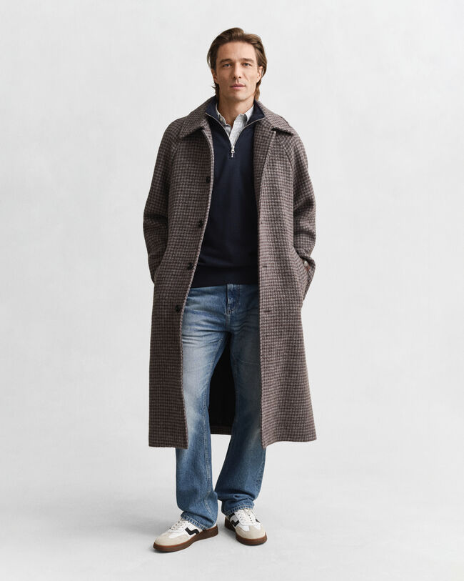 Shield sweatshirt met korte rits