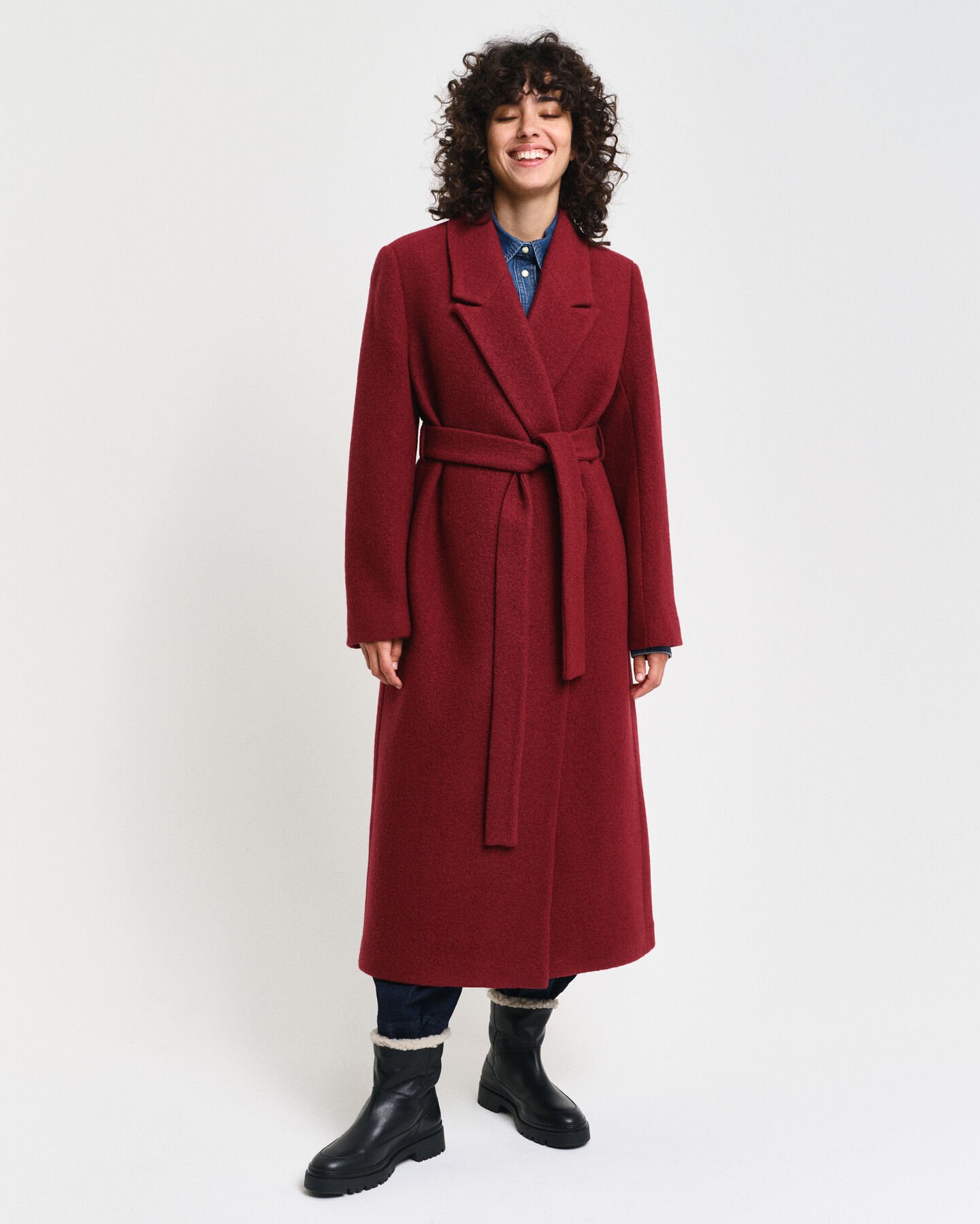 Overslagjas met textuur