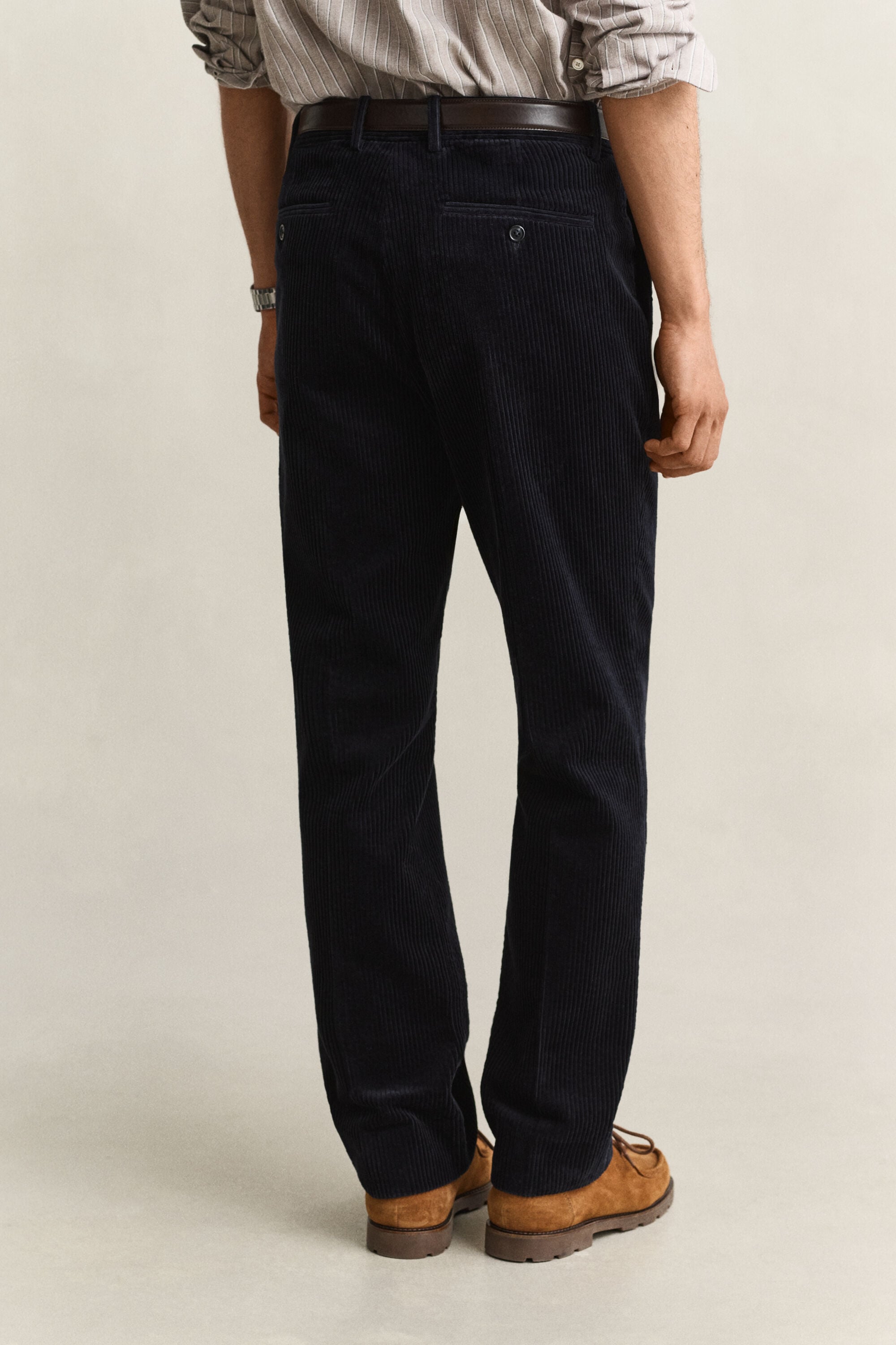 Corduroy kostuumbroek