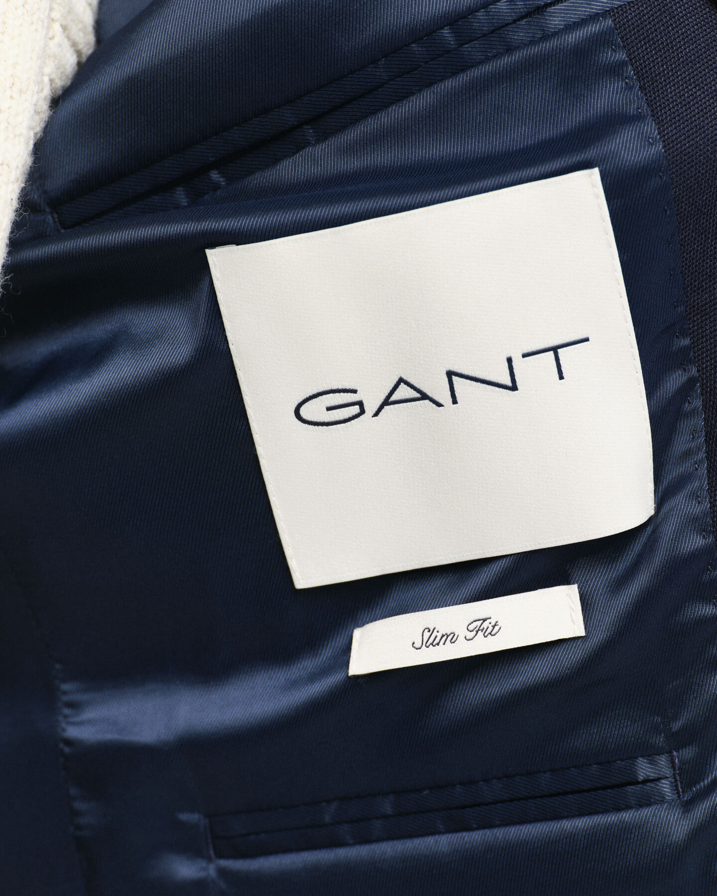 Club blazer met jutestructuur