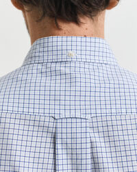 Regular Fit Classic overhemd van poplin met ruitjes