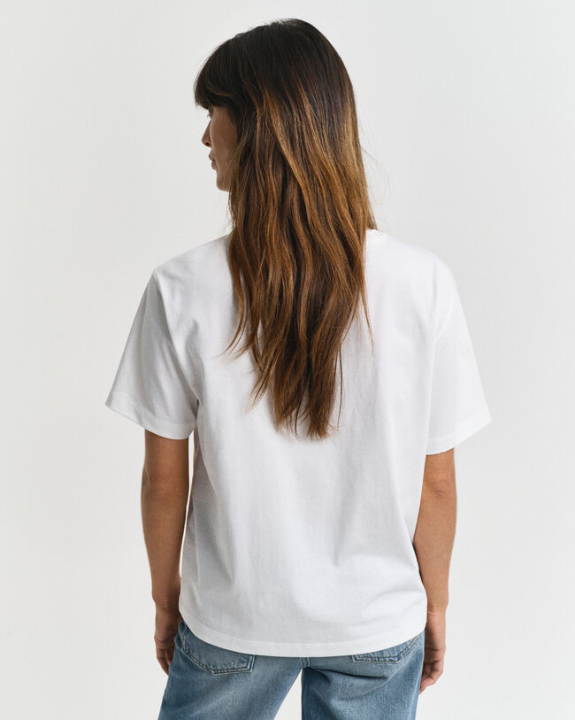 Sailing Graphic T-shirt met ronde hals