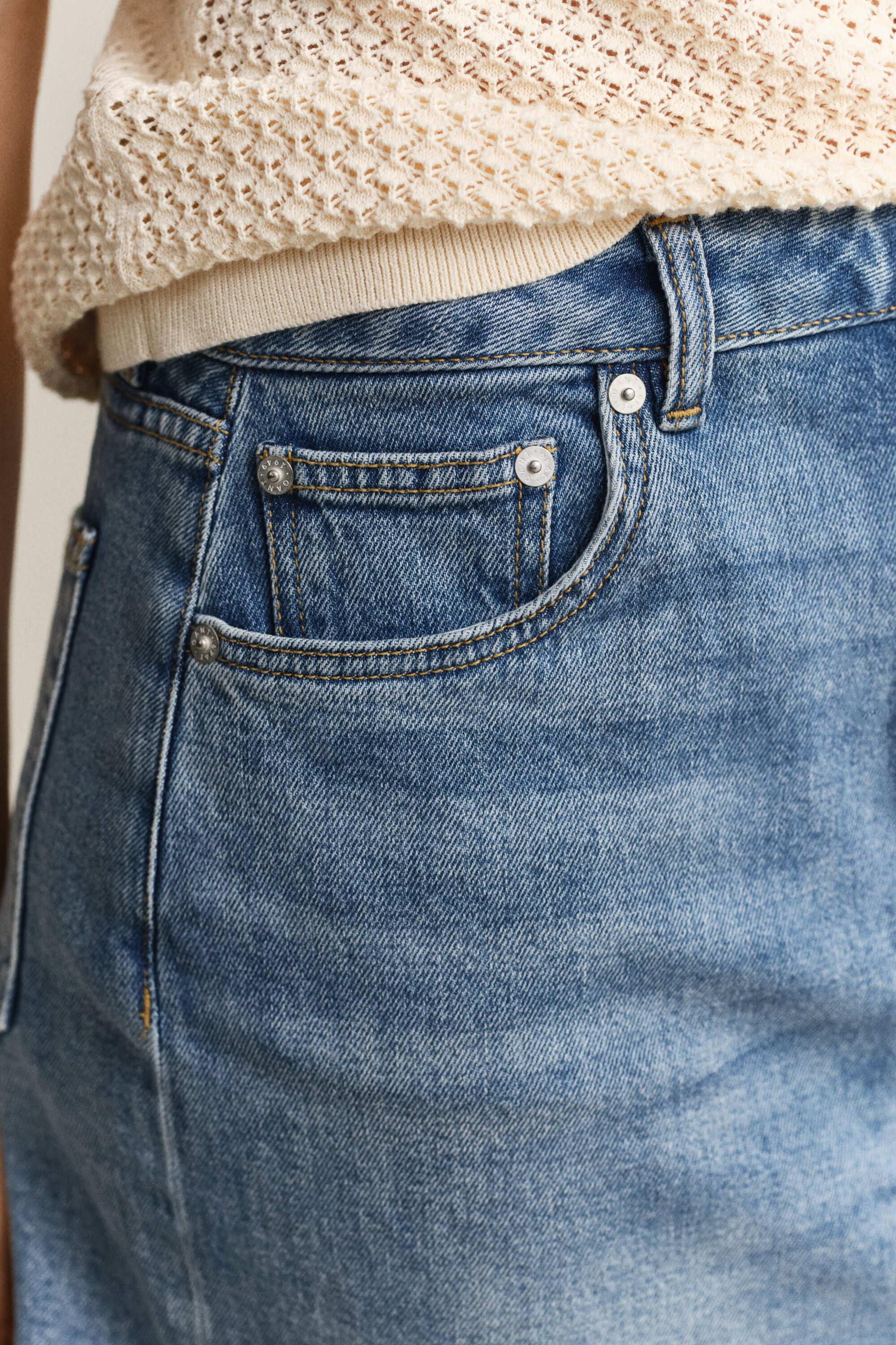 Korte denim rok