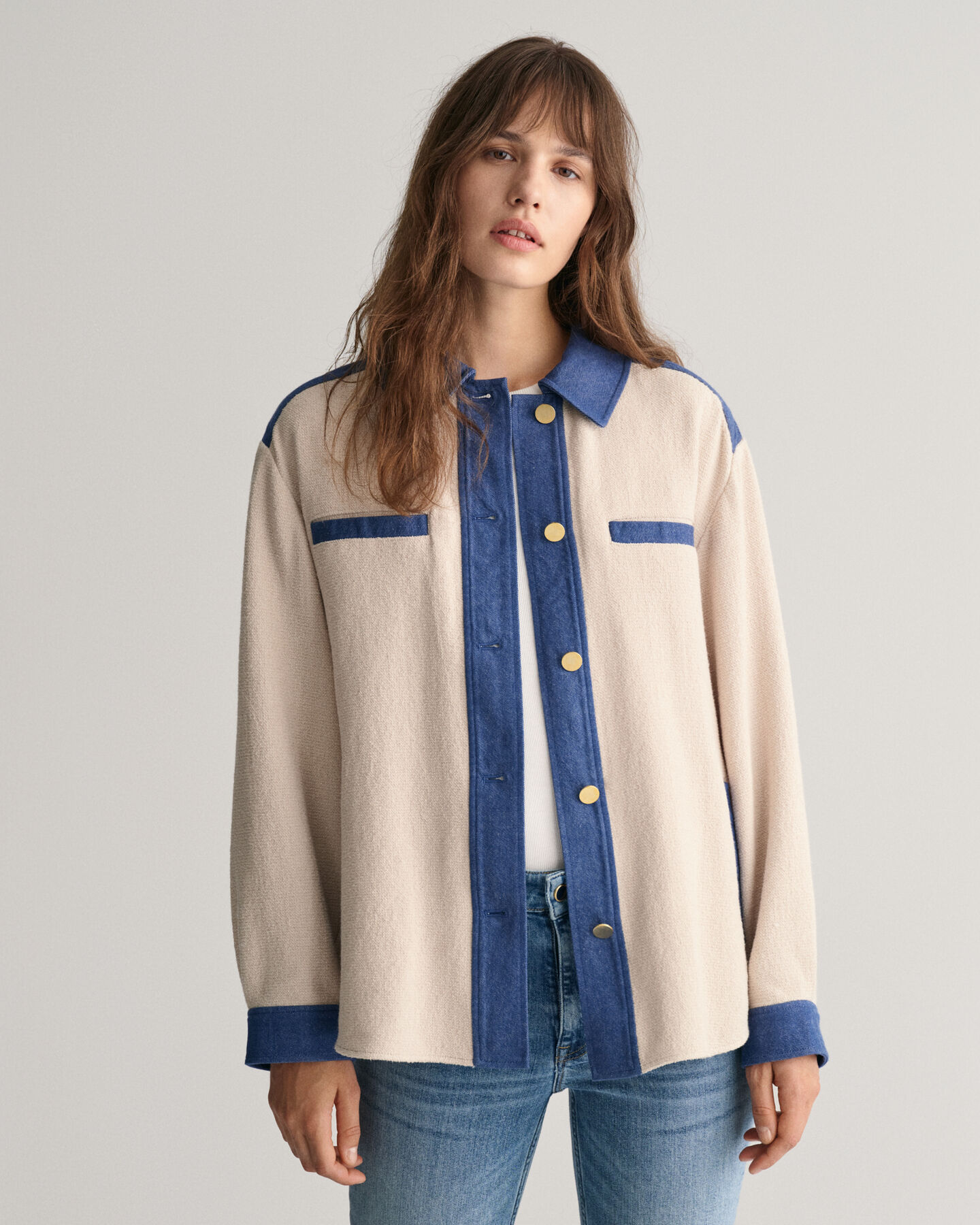 Overshirt met textuur