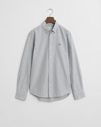 Slim Fit klassiek Oxford-overhemd met Bankerstreep