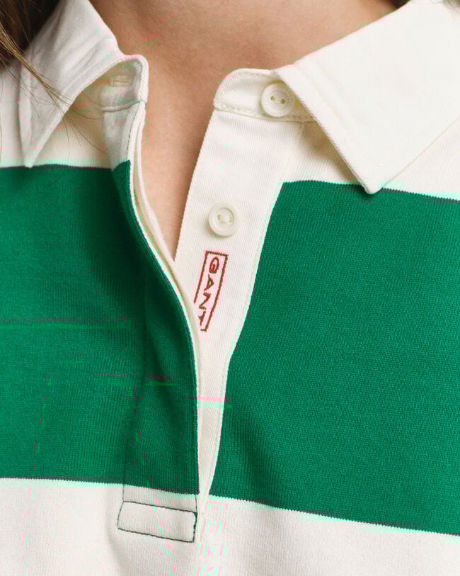 Gestreepte Heavy Rugger van katoen