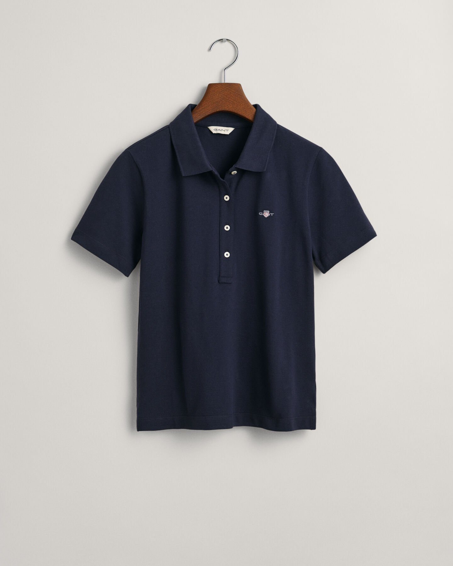 Seasonal Essential poloshirt met Archive Shield-borduursel
