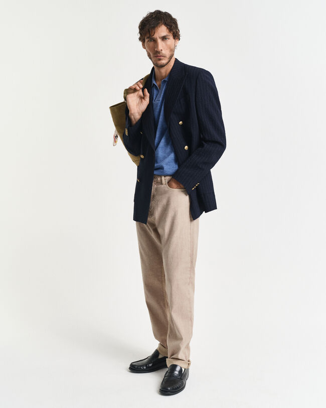 Sunfaded polotrui met korte mouwen