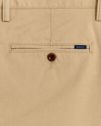 Slim Fit chino van keperstof