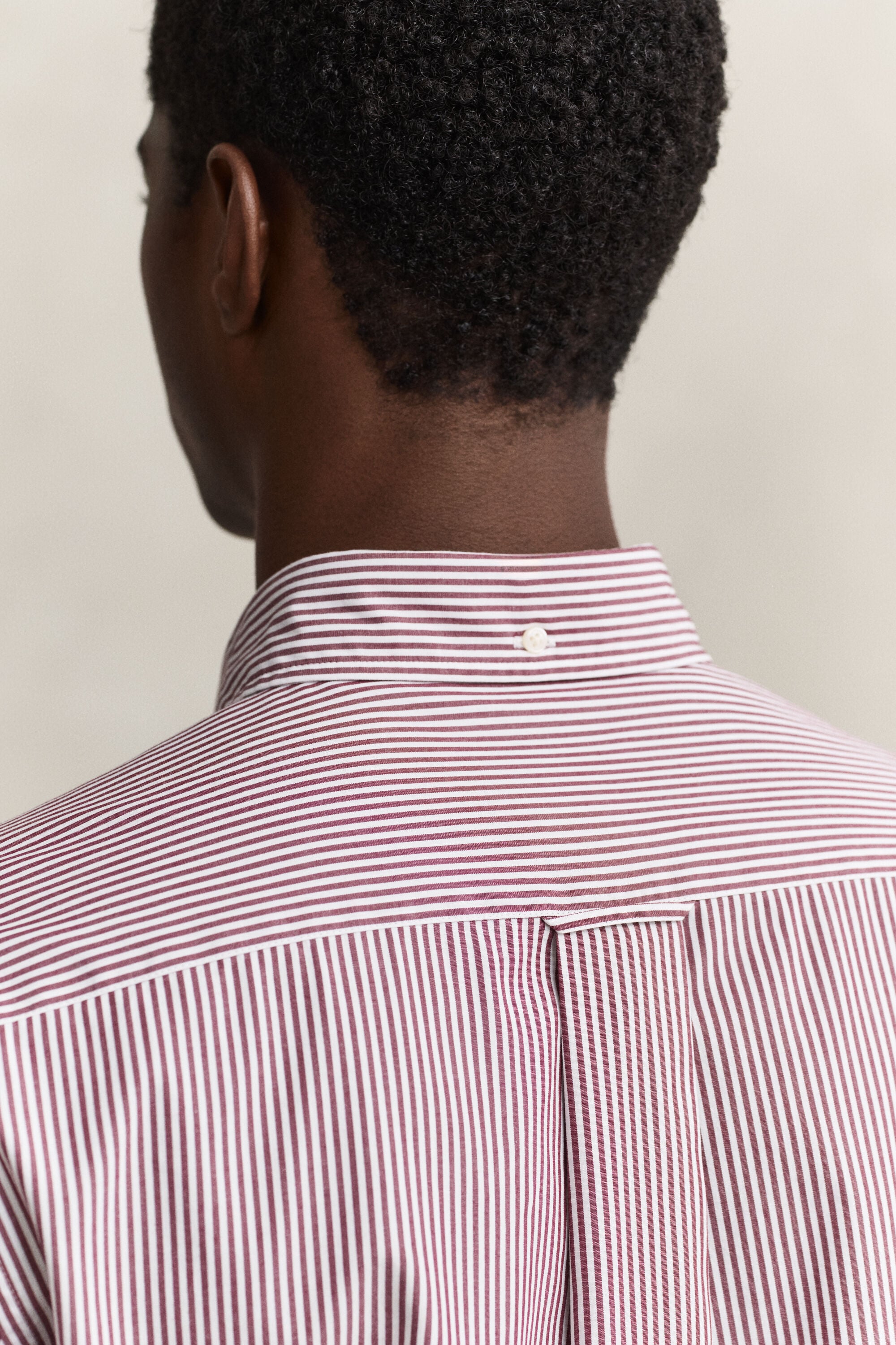 Classic Regular gestreept poplin overhemd