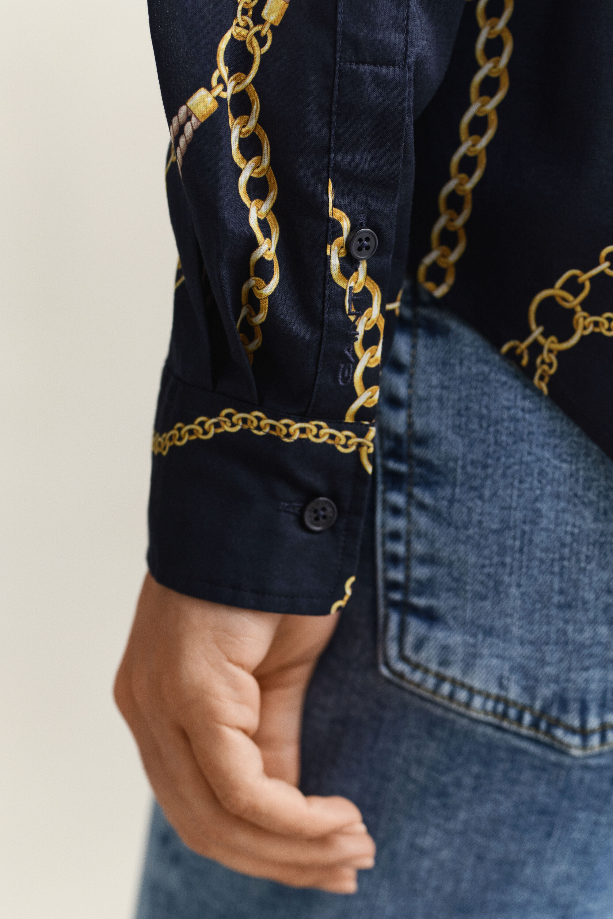 Overoverhemd van katoenen voile