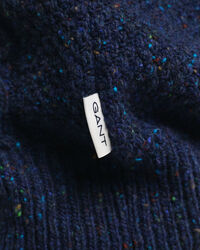 Kabelgebreid vest met rits