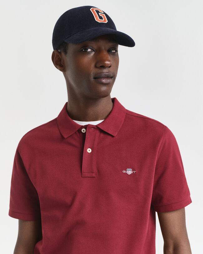 Regular Fit Shield piqué poloshirt