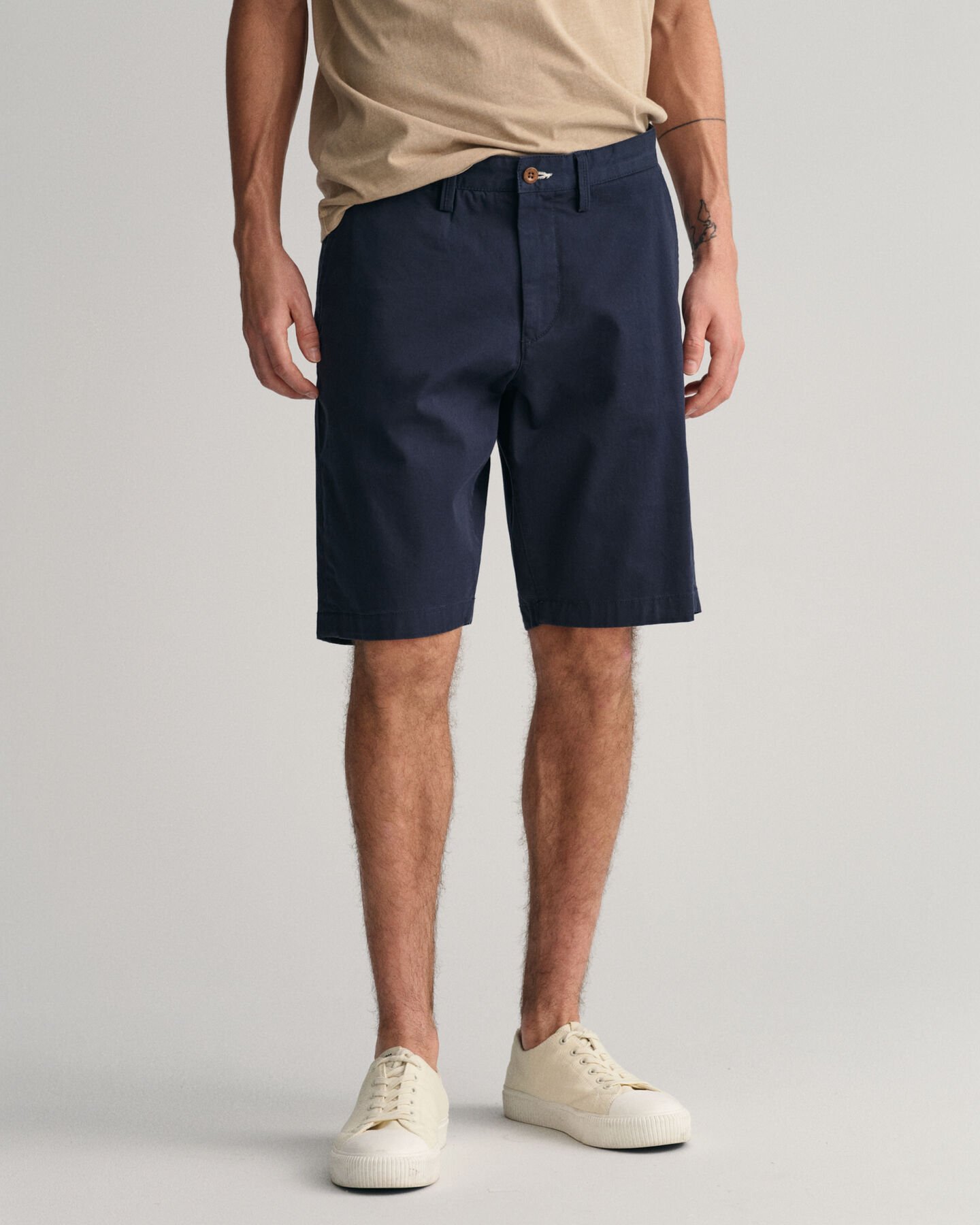 Relaxed Fit short van keperstof