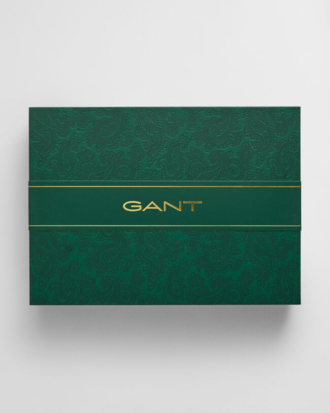 Cadeauset met wollen beanie en sjaal met badge