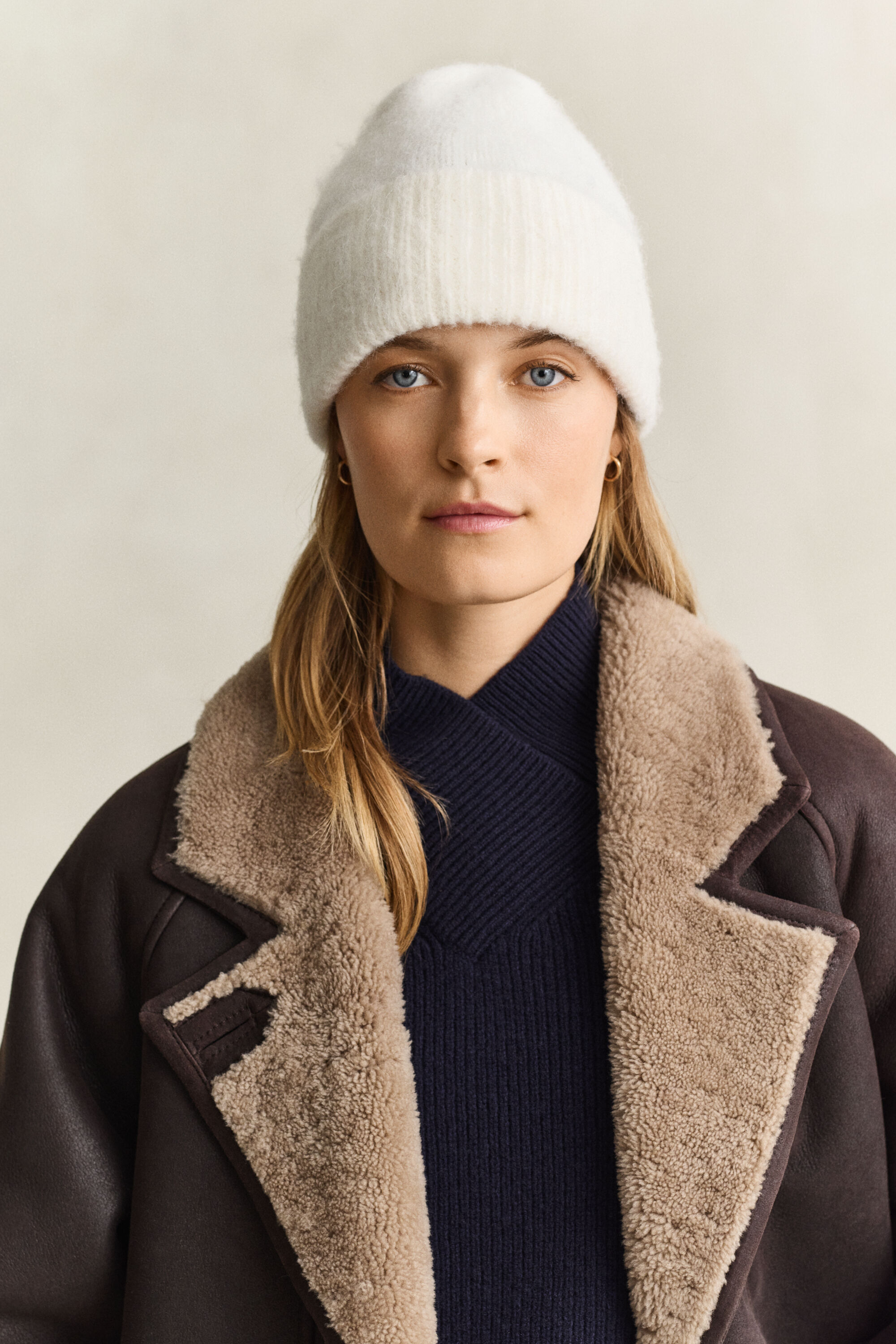 Beanie van alpacawolmix