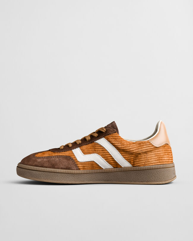 Cuzima sneakers van suède en corduroy