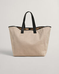 Oversized canvas draagtas