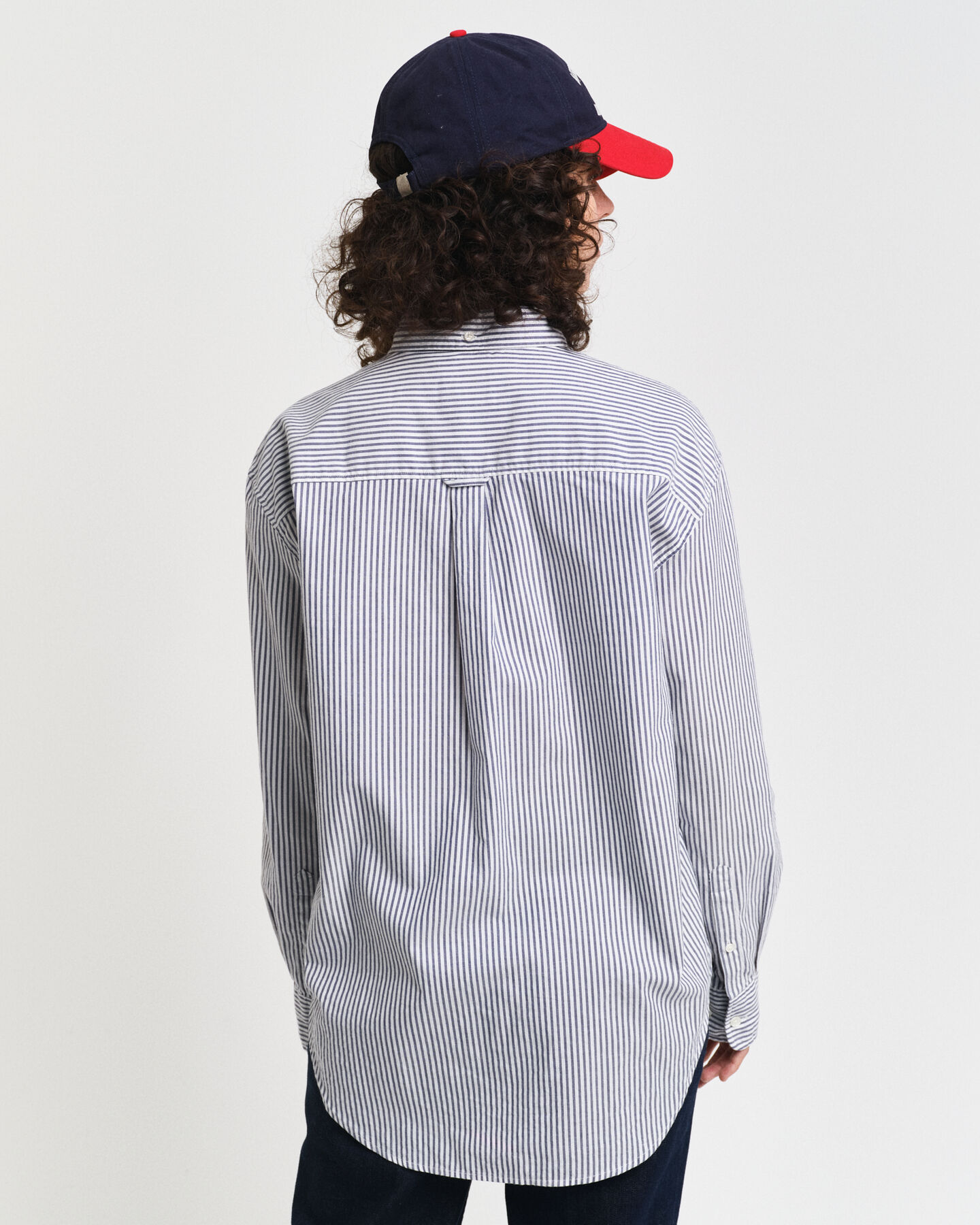 Relaxed Fit Luxury Oxford-overhemd met strepen