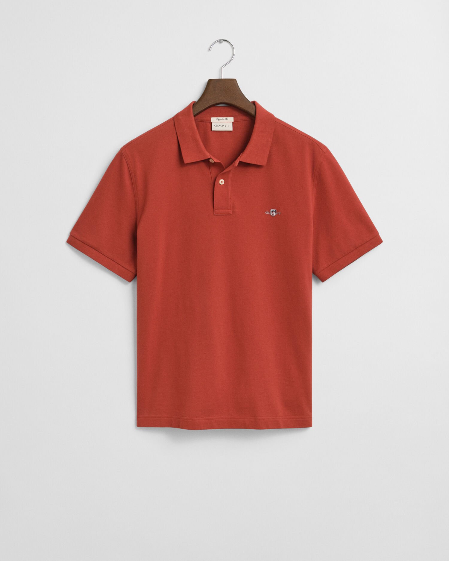 Regular Fit Shield piqué poloshirt