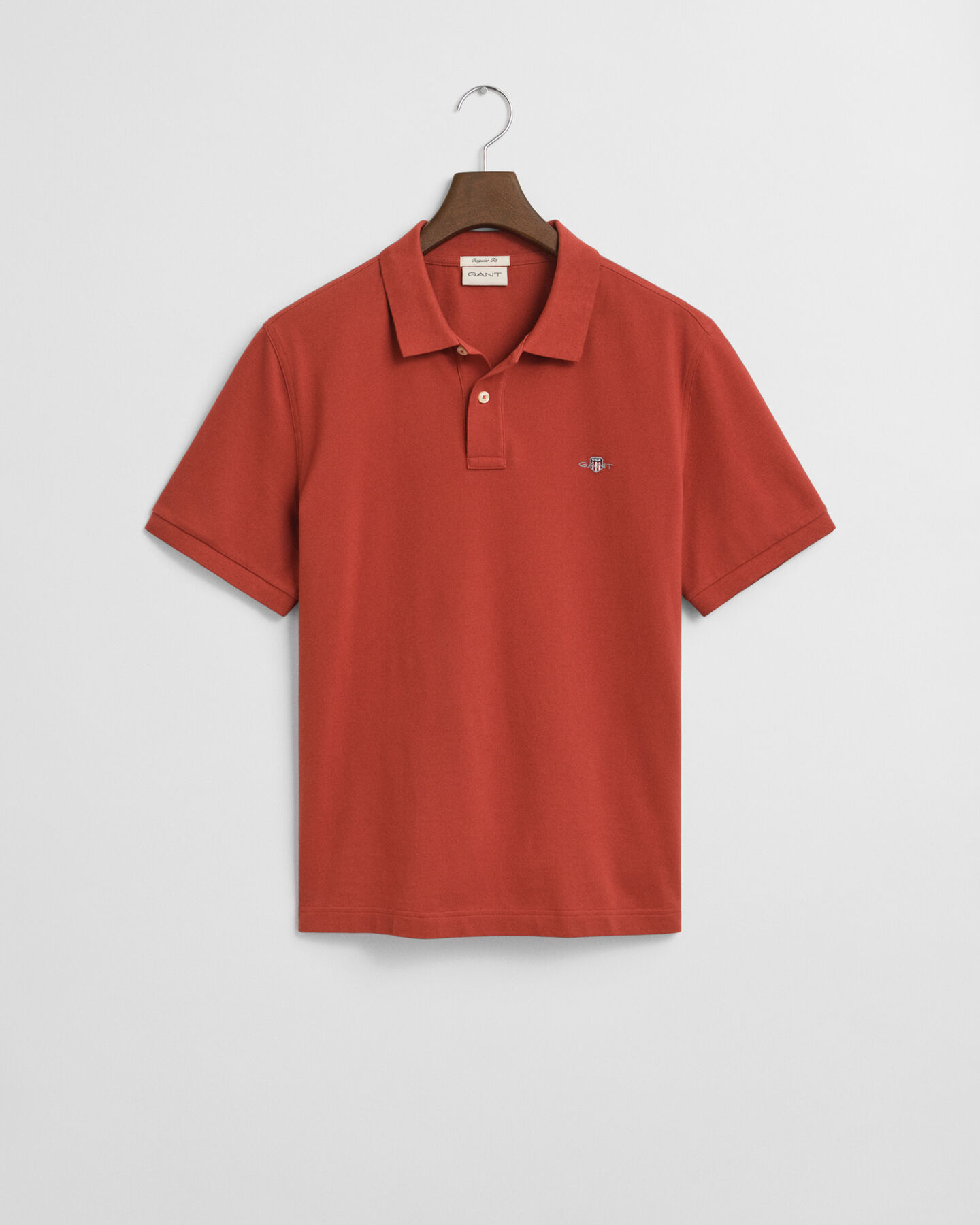 Regular Fit Shield piqué poloshirt