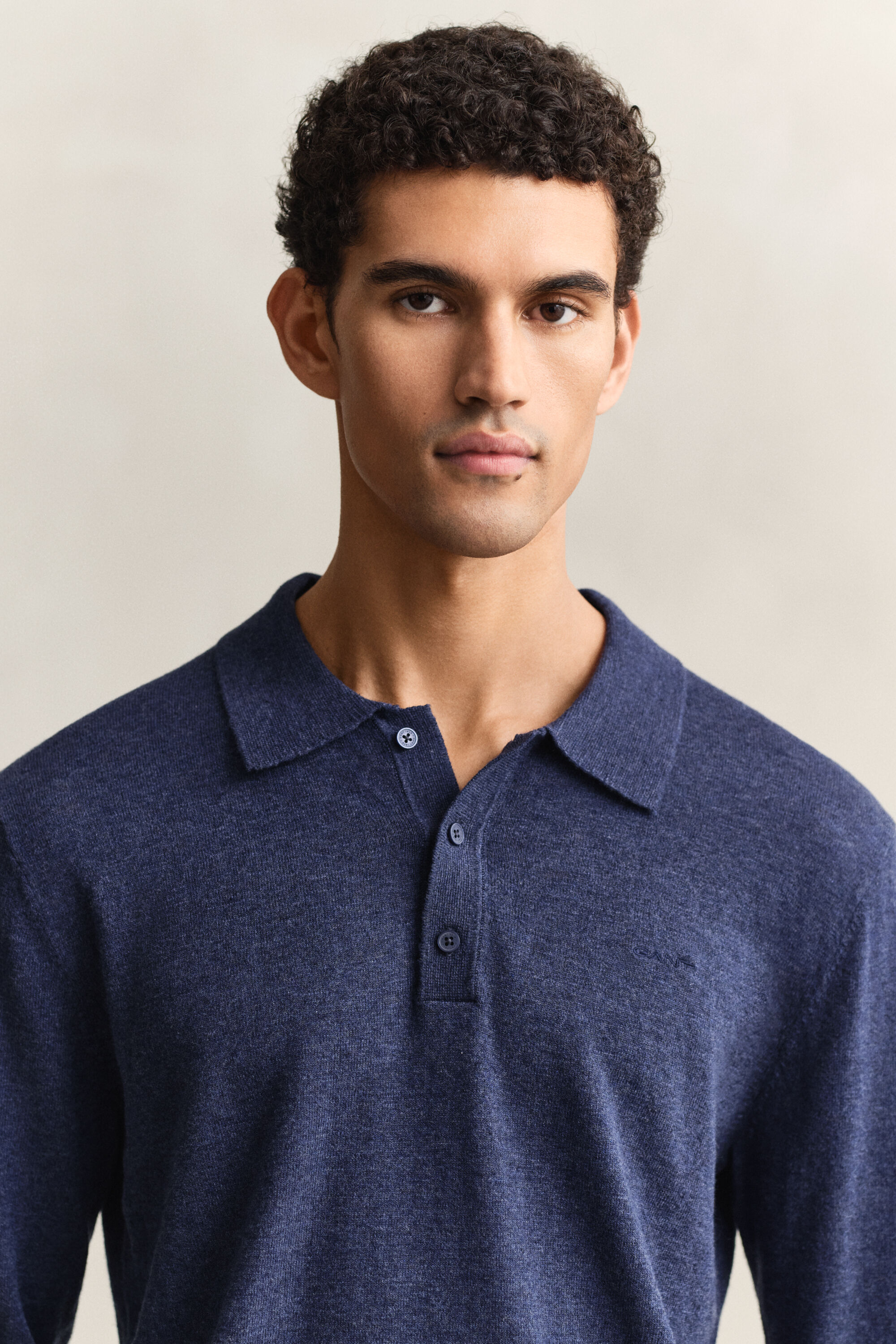 Polotrui van ruwe katoenmix