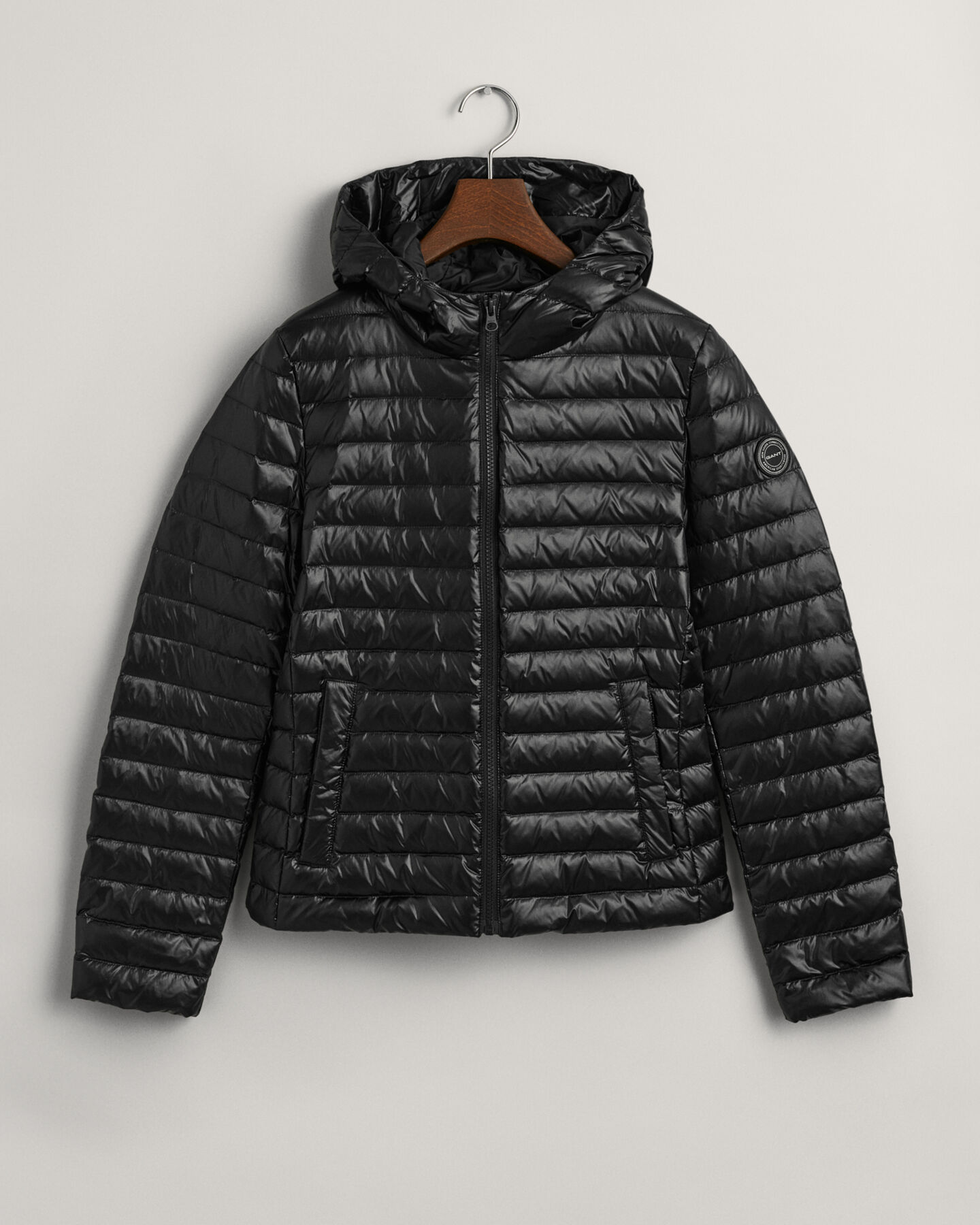 Teen Girls glanzend lichtgewicht donsjack met wattering