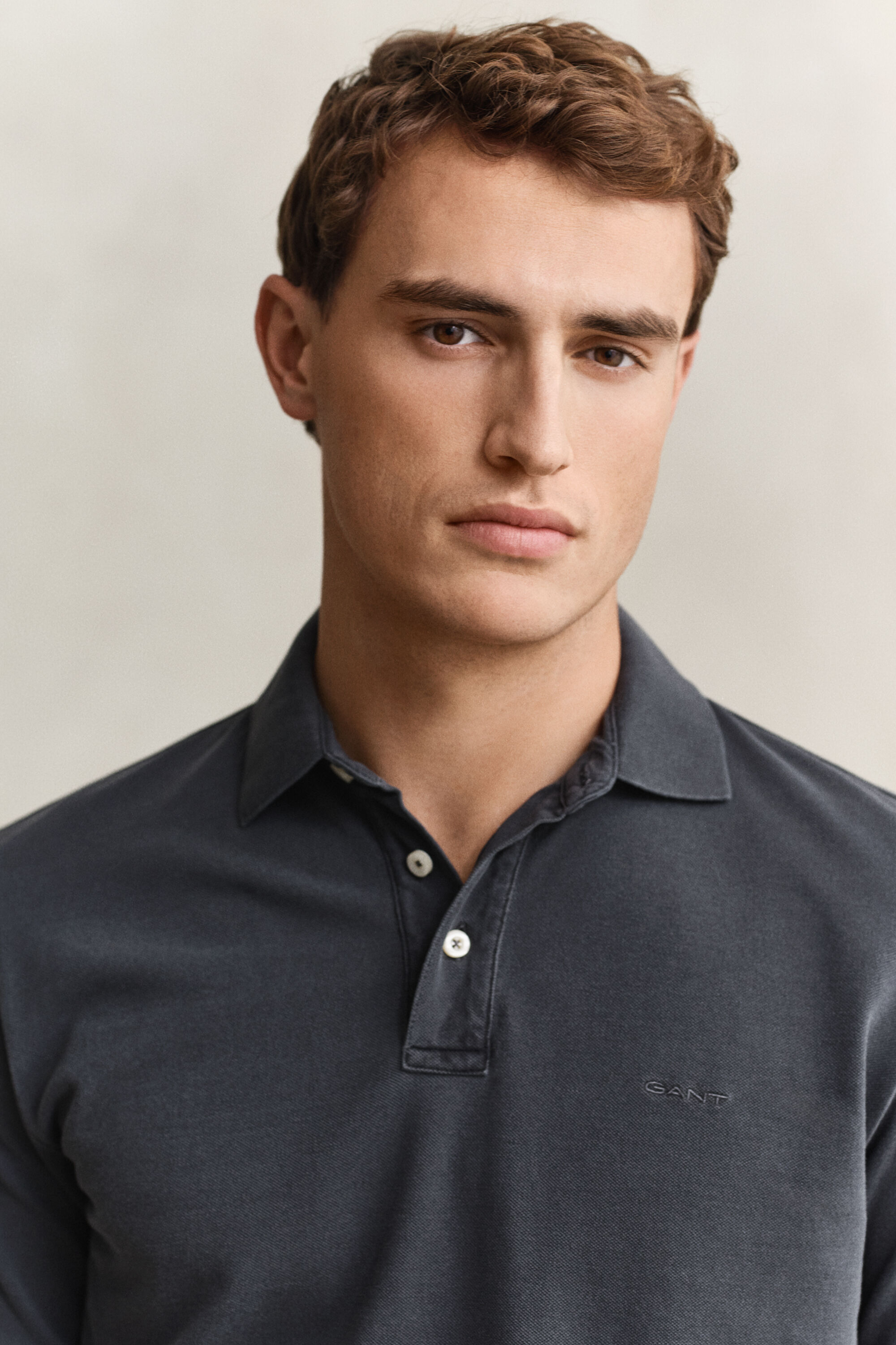 Zonverbleekt poloshirt