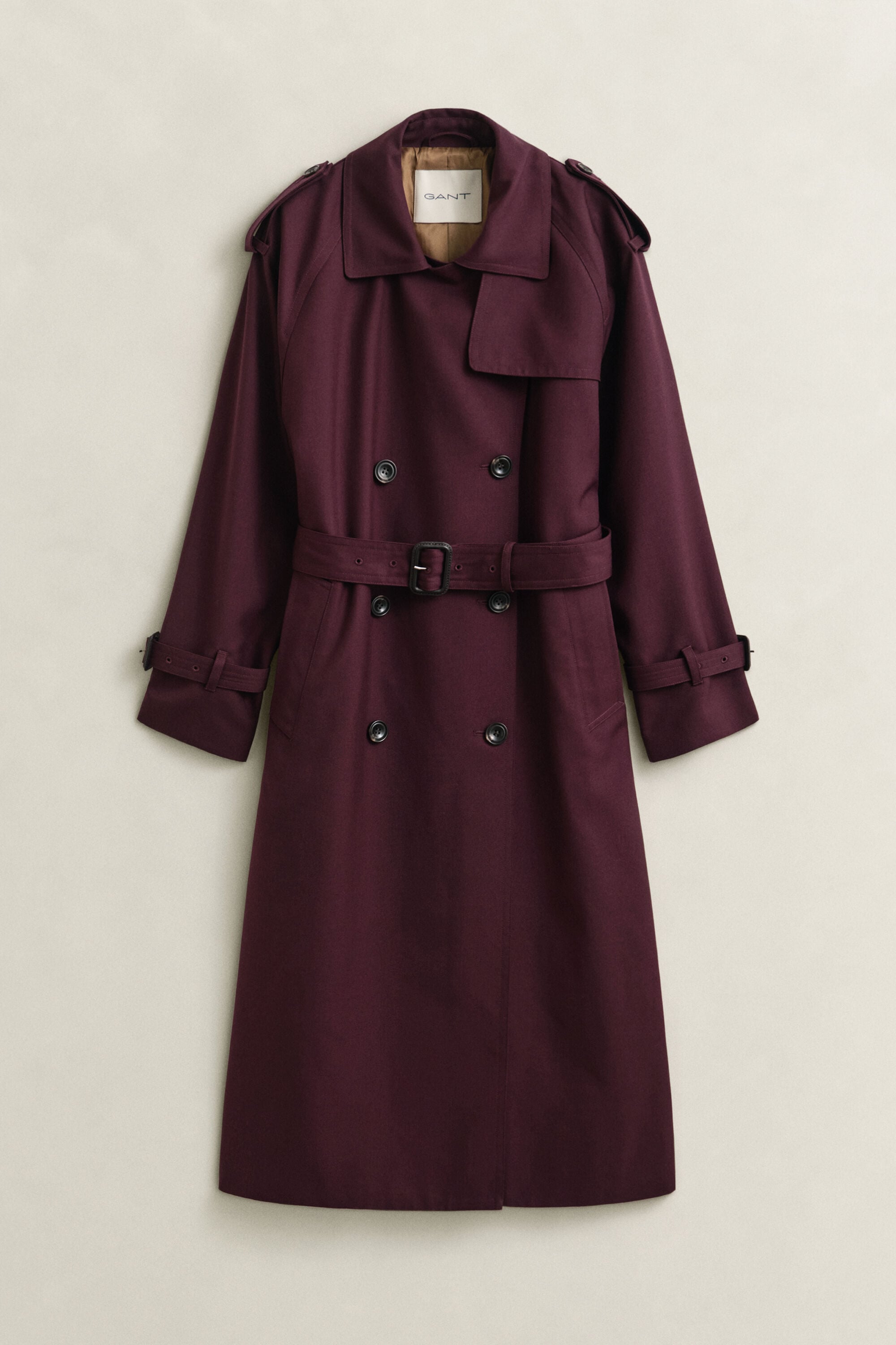 Trenchcoat van wolmix