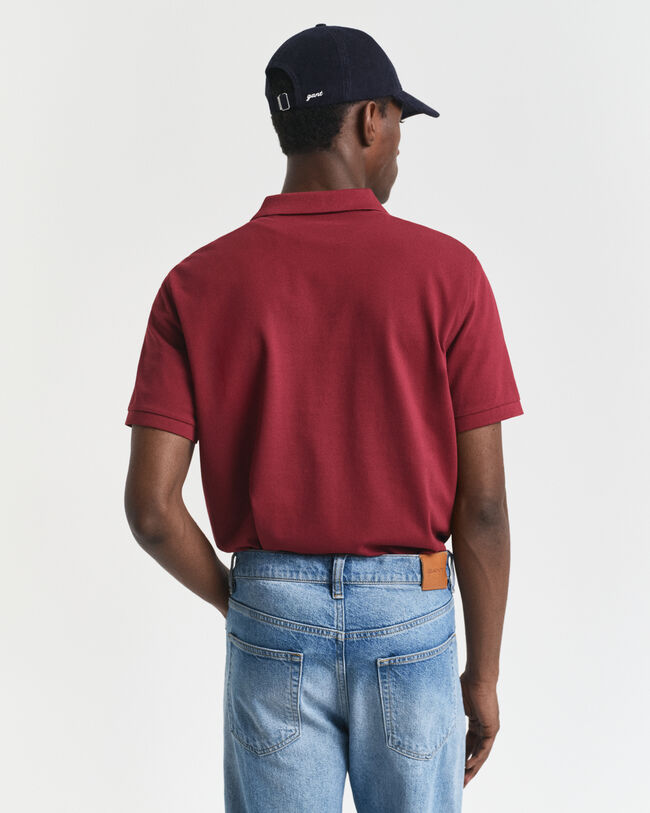 Regular Fit Shield piqué poloshirt