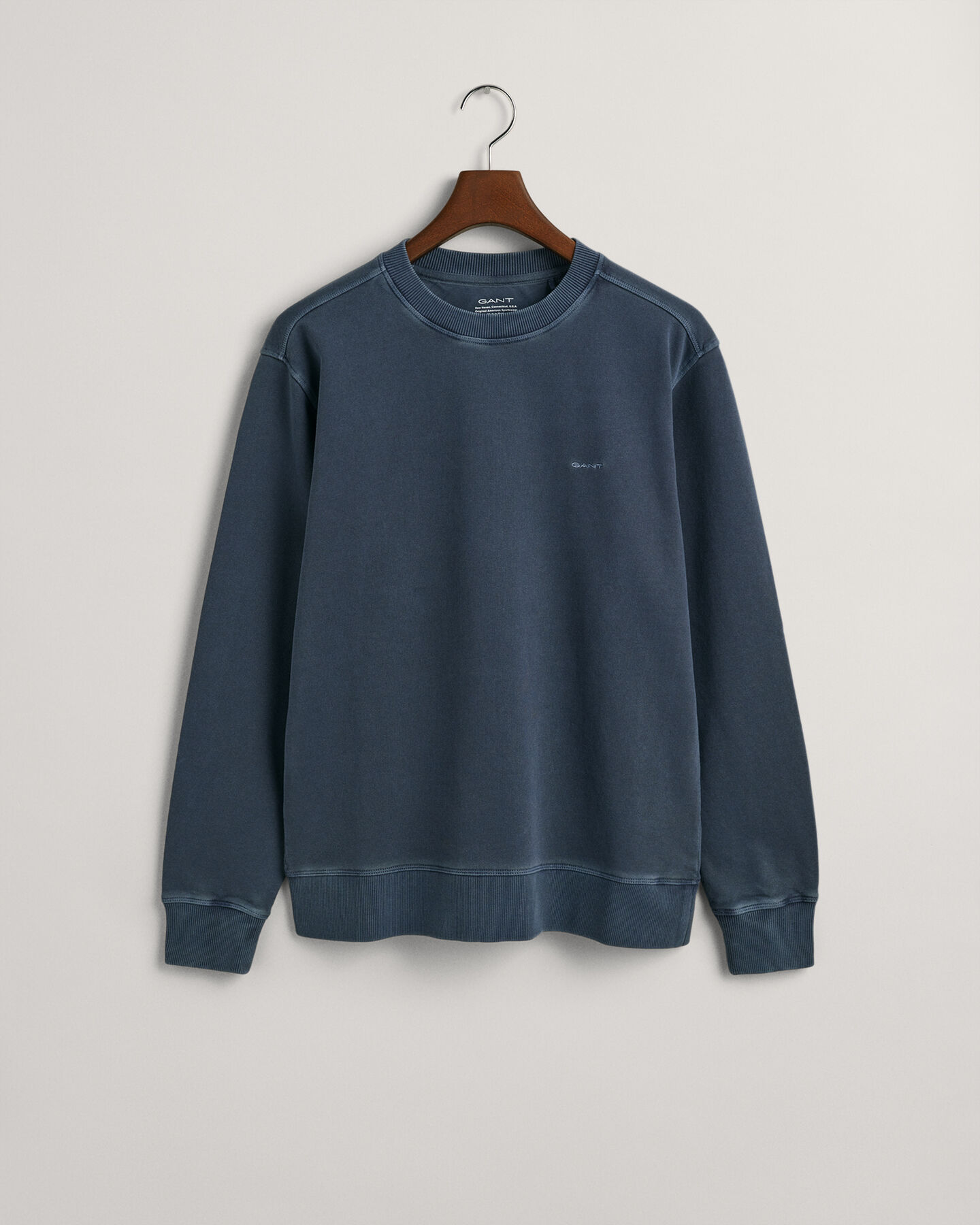 Sunfaded sweatshirt met ronde hals