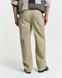 Relaxed Fit chino van katoenkeper