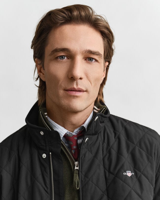 Gewatteerde halflange Windcheater