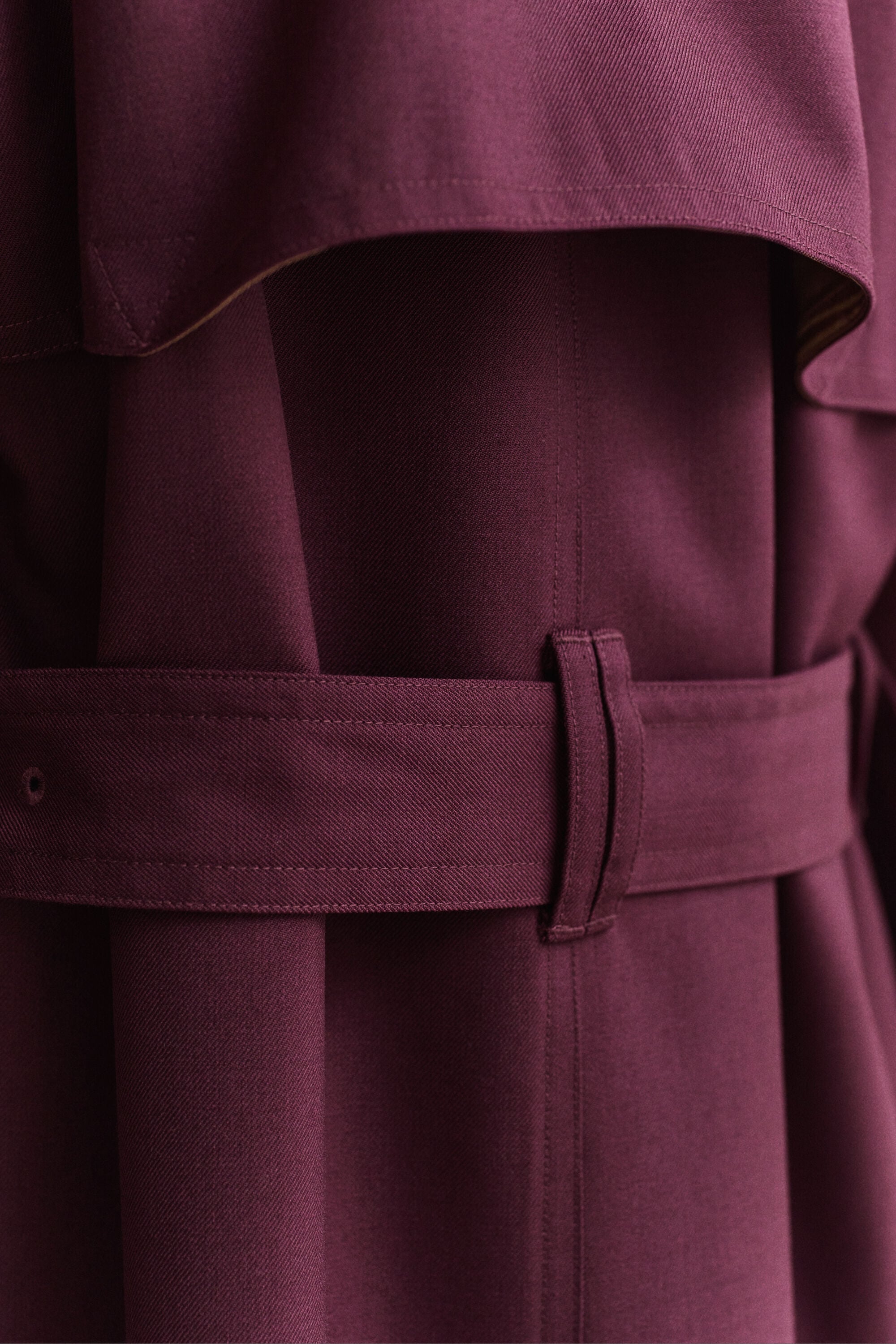 Trenchcoat van wolmix