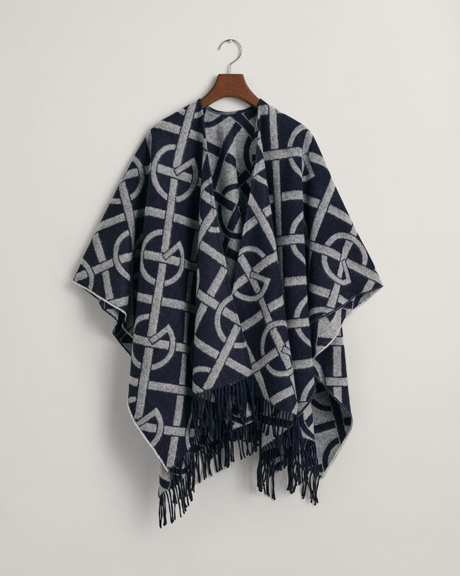 G Patterned poncho