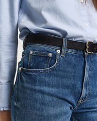 Stretchjeans met rechte pijpen