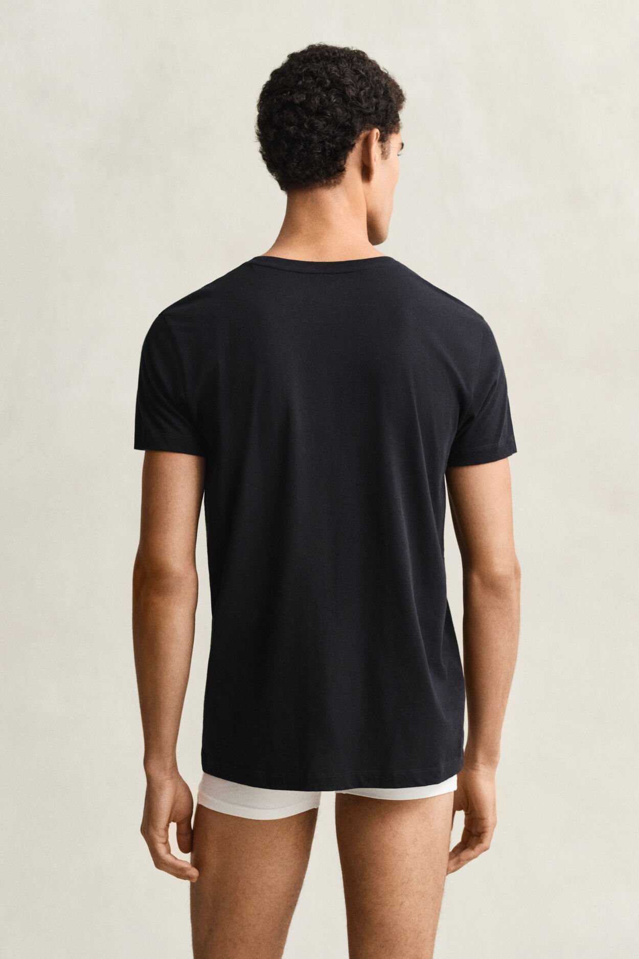 Set van twee T-shirts met ronde hals