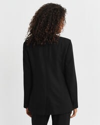 Regular Fit smokingblazer van wolmix