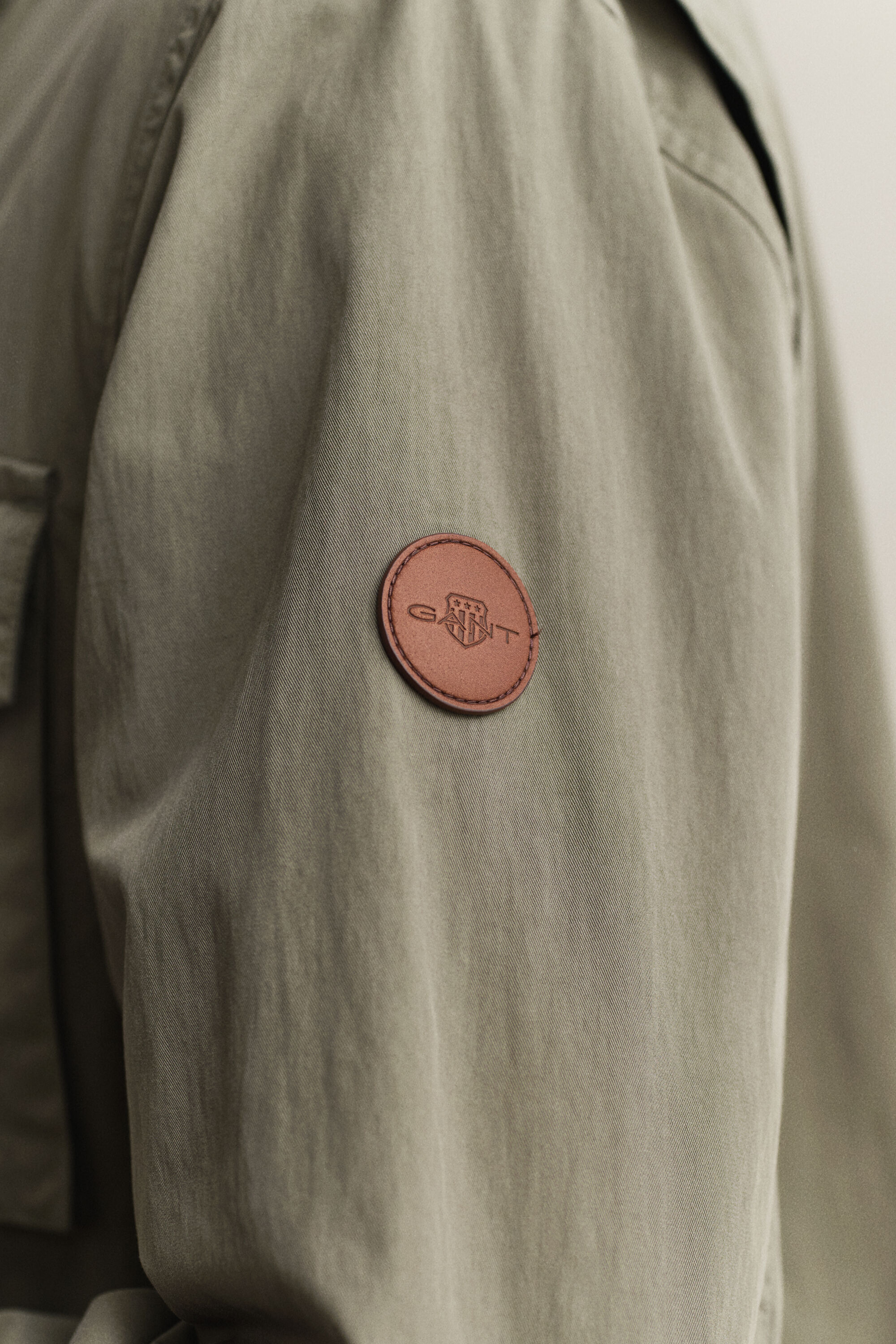 Katoenen jack met vier zakken