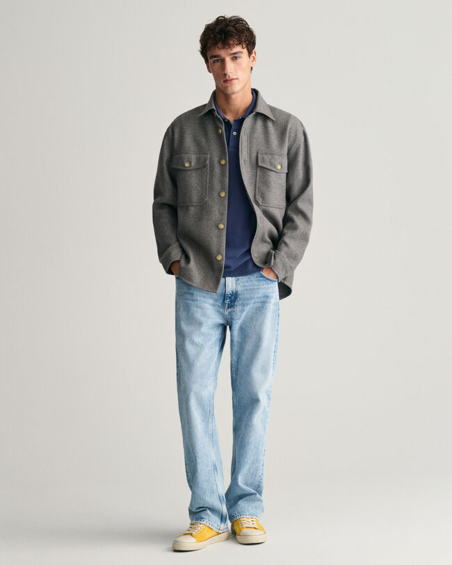 Sunfaded piqué poloshirt