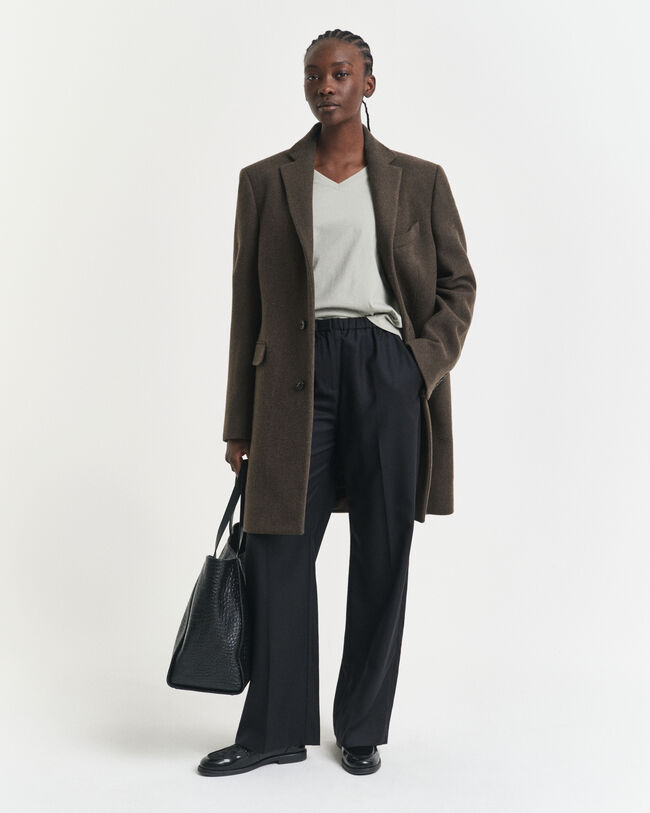 Shield T-shirt met V-hals